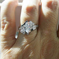 Creative Marquise Zircon Ring For Women, New Fashion Export Jewelry Accessory Supply view 3