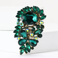 Alloy Rhinestone Glass Brooch For Womens Suits Coats And Shawls view 2