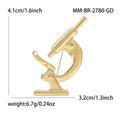 Smooth Alloy Microscope Brooch Pin For Medical Clothing Accessories view 5