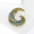 Alloy Rhinestone Geometric Brooch Pin For Sweaters And Scarves view 3