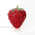 Alloy Enamel Strawberry Brooch Pin For Summer Clothing Decoration view 2