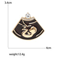 Alloy Vintage Fetus Brooch Pin For Creative Medical Jewelry view 5