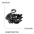 Luxury Alloy Zircon Christmas Swan Brooch For Women's Jewelry view 4
