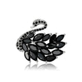 Luxury Alloy Zircon Christmas Swan Brooch For Women's Jewelry view 5