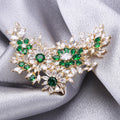 Alloy Flower Brooch Pin For Clothing Fastening And Anti Exposure view 3