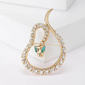 Alloy Luxury Snake Brooch For Creative Clothing Lapel Decoration view 2