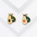 Alloy Rhinestone Avocado Brooch Pin For Suits And Scarves view 1