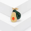 Alloy Rhinestone Avocado Brooch Pin For Suits And Scarves view 6