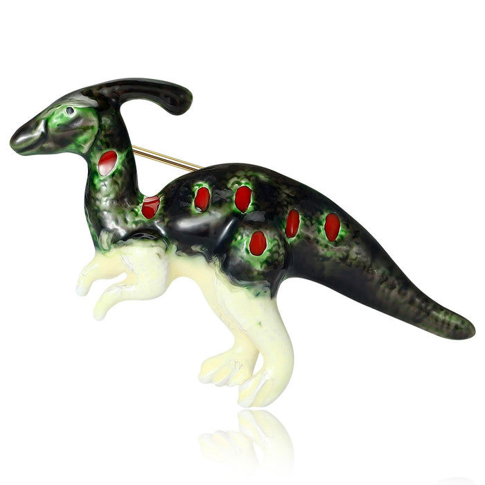 Alloy Rhinestone Parrot Dragon Brooch Pin For Collar Scarf Decoration