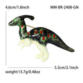 Alloy Rhinestone Parrot Dragon Brooch Pin For Collar Scarf Decoration view 3