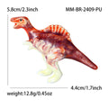 Alloy Rhinestone Dinosaur Brooch Pin For Collar And Scarf Styling view 5