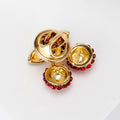 Alloy Enamel Cherry Fruit Brooch Pin For Clothing Decoration view 3
