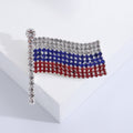 Alloy Rhinestone Brooch Pin Badge For Fashion Apparel Decoration view 6