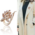 Alloy Enamel Rhinestone Brooch Vintage Lapel Pin For Clothing Accessories view 2
