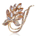 Alloy Enamel Rhinestone Brooch Vintage Lapel Pin For Clothing Accessories view 1