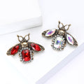 Alloy Rhinestone Bee Brooch For Coats And Outerwear view 2