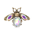 Alloy Rhinestone Bee Brooch For Coats And Outerwear view 1