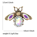 Alloy Rhinestone Bee Brooch For Coats And Outerwear view 6