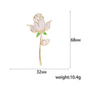 Alloy Rose Flower Brooch Pin For Banquet Clothing Decoration view 5