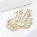 Alloy Peacock Brooch For Suit Scarf And Shawl Decoration view 2