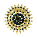 Alloy Rhinestone Fashion Brooch Pin For Womens Clothing Accessories view 1