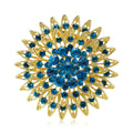 Alloy Rhinestone Fashion Brooch Pin For Womens Clothing Accessories view 3