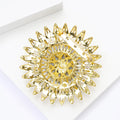 Alloy Rhinestone Fashion Brooch Pin For Womens Clothing Accessories view 4