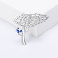 Alloy Tree Bird Brooch Pin For Suits Scarves And Hats view 4