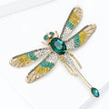 Alloy Enamel Rhinestone Dragonfly Brooch Pin For Women’s Fashion Outfits view 4