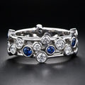 Exquisite Hollow Geometric Cubic Zirconia Ring Personalized Minimalist Fashion Jewelry view 1