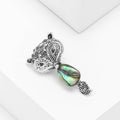 Alloy Shell Fox Brooch Pin For Women's Clothing Decoration view 3