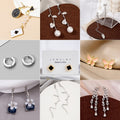 Korean Japanese 3D Dragon Fruit Animal Pearl Earrings Shell Flower Spider Card Traffic Light Ear Hooks view 1
