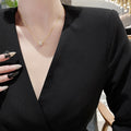Alloy Zircon Five Petal Flower Brooch Pin For Elegant Apparel view 2