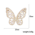 Alloy Butterfly Brooch Pin For Suit Collar And Garment Decoration view 5