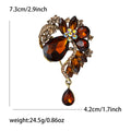 Alloy Rhinestone Glass Brooch Pin Statement Fashion Apparel Accessory view 5