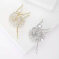 Alloy Ballet Girl Brooch Pin For Sweaters And Clothing Decoration view 1