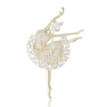 Alloy Ballet Girl Brooch Pin For Sweaters And Clothing Decoration view 5