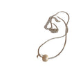 Vintage French Copper Freshwater Pearl Necklace Geometric Minimalist Collarbone Chain view 5