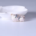 Alloy Enamel Grazing Lamb Brooch Pin For Clothing Accessories view 6