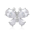 Alloy Mini Butterfly Brooch Pin For Shirt Collar Decoration view 1