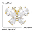 Alloy Mini Butterfly Brooch Pin For Shirt Collar Decoration view 4