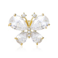 Alloy Mini Butterfly Brooch Pin For Shirt Collar Decoration view 2