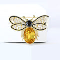 Alloy Zircon Bee Brooch Luxury Animal Lapel Pin For Suits view 2