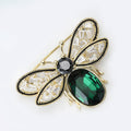 Alloy Zircon Bee Brooch Luxury Animal Lapel Pin For Suits view 3