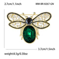 Alloy Zircon Bee Brooch Luxury Animal Lapel Pin For Suits view 6