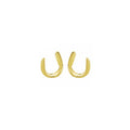 Elegant Minimalist Geometric U-Shaped Small Metal Alloy Stud Hoop Earrings view 5