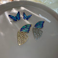 Fashion Alloy Rhinestone Hollow Colorful Butterfly Brooch Cartoon Style Women's Accessory view 2