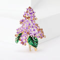 Alloy Enamel Hydrangea Flower Brooch Pin For Versatile Clothing Accessories view 5
