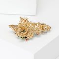 Alloy Enamel Hydrangea Flower Brooch Pin For Versatile Clothing Accessories view 3