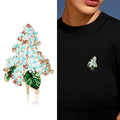 Alloy Enamel Hydrangea Flower Brooch Pin For Versatile Clothing Accessories view 2